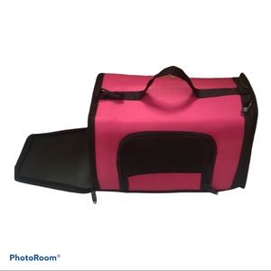 Hot Pink‎ and Black Small Dog/Cat/Pet Carrier